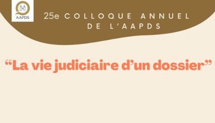 La vie judiciaire d'un dossier